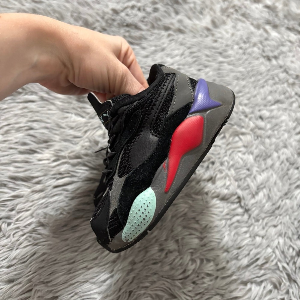 Puma Black Skip On Sneakers Toddler Unisex 4c - Picture 2 of 6